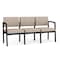 Lesro Stone (Beige) Seat, 3 Seat Sofa, 64.5 W 24.5 L 32 H, Linette Vinyl Seat, Lenox Steel Series LS3101 - alternate 1